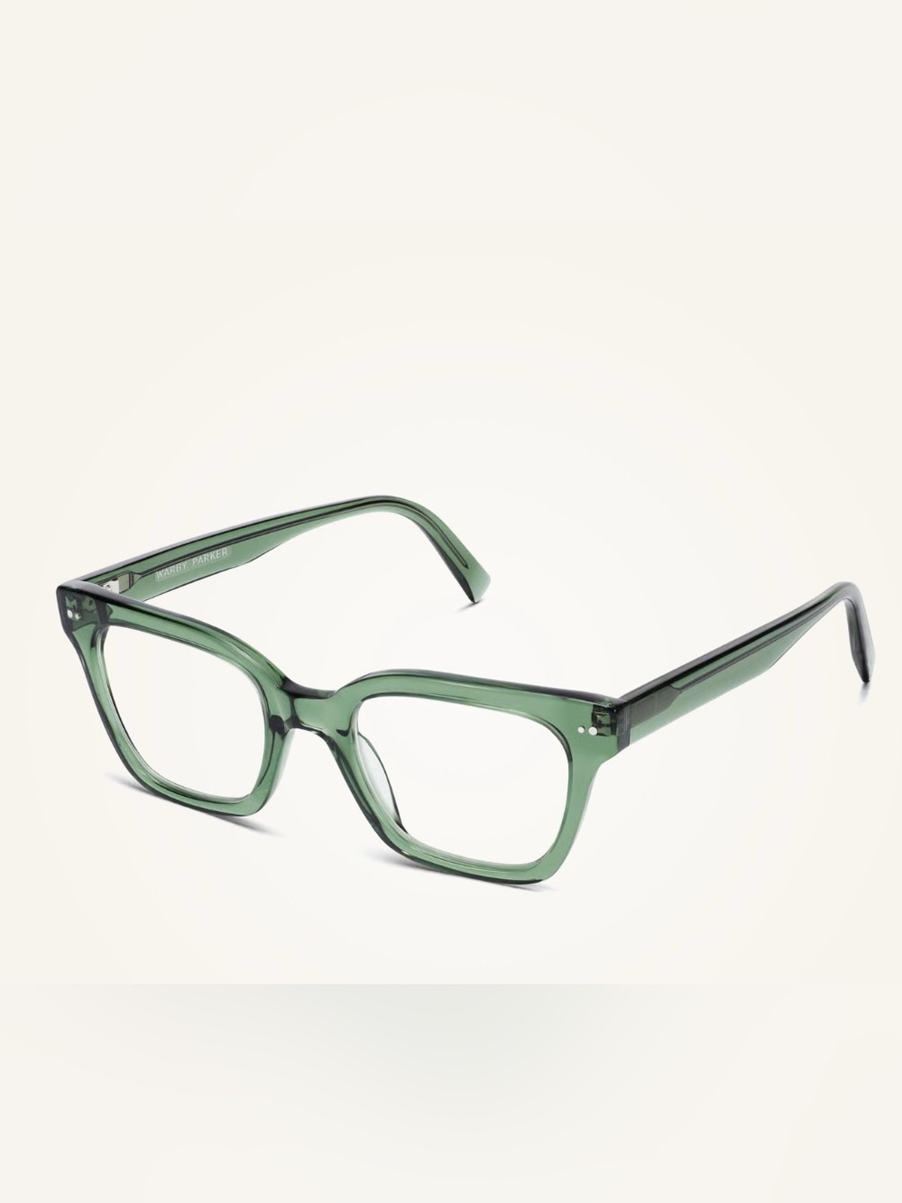 Warby Parker Beale W 712 Translucent Green Eyeglasses